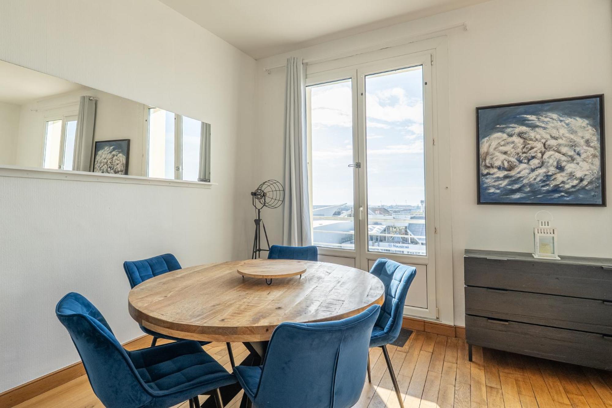 Superbe Vue Mer Face A Nausicaa Boulogne-sur-Mer Exterior foto